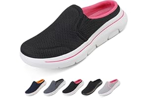 Ulicox Zuecos Hombre Mujer Comodos Transpirable Zapatillas de Casa Ligero Casual Zapatos de Interior Exterior