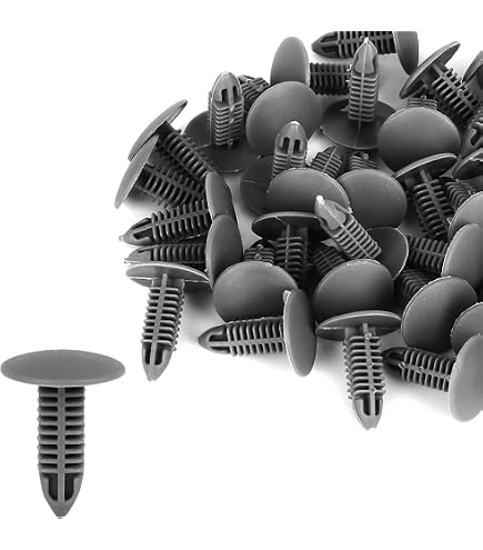 Ensemble de 50 pièces broches de poussoir rivet en plastique pour pare Ensemble de 50 pièces broches de poussoir rivet en plastique pour pare