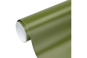 VINYL FROG Matte Olive Green Permanent Adhesive Vinyl Roll 30.5x305cm for Bottle and Glass Decoration