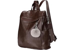 Puwuzixi Women Backpack Waterproof Anti-Theft Lightweight PU Fashion Travel Multipurpose Convertible Purse Shoulder Bag Handbag Backpack