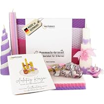 Set Lastre Di Cera D'api Per Fare Candele - 12 Colori, Con Stoppini, Atossico E Naturale, Per Adulti E Bambini, Attività Creativa Fai Da Te
