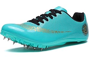 BLBK Spikes Leichtathletik 8 Nägel Unisex-Leichtathletikschuhe, Jugendsportschuhe mit Spikes und Sprint Herren Kinder und Damen