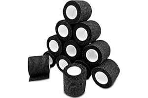 Lectorias 12 Rolek Bandaż dla zwierząt, bandaża kohezyjnego, samoprzylepny bandaż mocujący