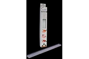 BIRD-TECH TM 3 Metros en Piezas de 50cm Pinchos Anti-aves y anti-gatos Polipropileno anti UV (transparente)