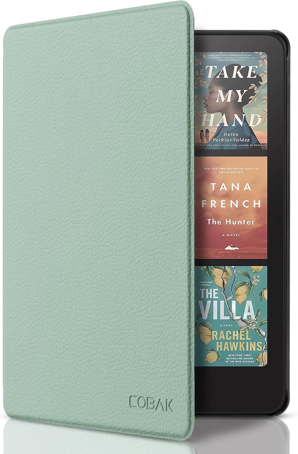 CoBak Funda para 7" Kindle Paperwhite 12th Generation 2024 y Kindle Colorsoft Signature Edition 2024 7 Pulgadas - Funda Protectora Ligera con Auto Sueño/Estela, Salvia Verde