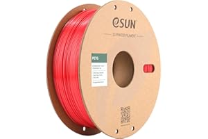 eSUN filament do drukarki 3D PETG, filament PETG 1,75 mm, dokładność wymiarów +/- 0,05 mm, 2,2 funta (1 kg), szpula, filament 3D do drukarek 3D