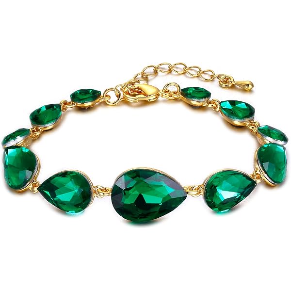 Orecchini A Cerchio Con Cuore Verde - Placcati Oro, Zirconi, Ipoallergenici, Per Donne - Foto 7