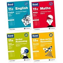 Bond 11+: Assessment Papers, 5-6 years Bundle: English, Maths, Non