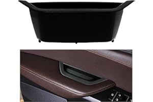 LEIBOCHAO Boîte de Rangement pour Poignée de Porte de Voiture Compatible avec X3 F25 2010-2016, X4 F26 2014-2017, Boîte de Rangement Latérale pour Garniture de Poignée de Porte Avant Gauche F25 F26