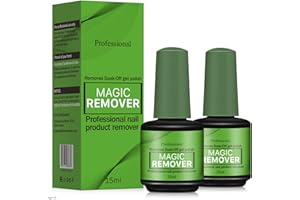 FIND BACK Magischer Nagellackentferner, Nagellackentferner Für Gelnägel, Gelnägel Shellac Entferner, Gel Nail Polish Remover, Nagellackentferner, Schadet Dem Nagel Nicht, 2 Stücke, Grün
