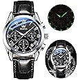 OLEVS Men's Chronograph Quartz Watches,Luminous Watches for Men, Fashion, Leisure