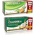 Chandrika Glycerine Soap Pack of 6, 125g each And Ayurvedic Handmade Soap, 125g (Pack of 6)