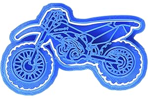 Cuticuter Moto Kawasaki Cortador de Galletas, Plástico, Azul