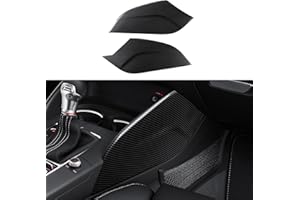 OYDDL Auto Carbon Fiber Schalthebel-SteuerSeiten Aufkleber Cover ABS Trim Kompatibel mit Audi A3 8P(2013-2020) /S3 8P(2012-2020)/RS3 8P(2015-2020) Interior Zubehör