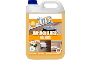 Viks | Limpiador de Suelos para Robots | Fregasuelos para robot aspirador Amplia compatibilidad con los Fabricantes | Liquido Robot Friegasuelos | Suave con las superficies | Concentrado 5L