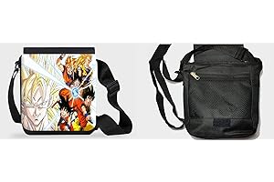 MERCHANDMANIA BANDOLERA PEQUEÑA SON GOKU COMBATE FORMAS SSJ bolso bandoleer