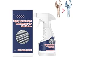 Yelewy Potente Metallo Rimozione della Ruggine,Rimuovi Ruggine per Metalli Pesanti,Potente Spray Rimuovi Ruggine,Spray per Rimuovere la Ruggine,Rimuovi Ruggine Multifunzionale per Vari Metalli