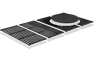 Enders® SWITCH GRID Rost-in-Rost System 7785 Gusseisen, für Enders® BOSTON 4, Grill-Zubehör, Grillrost, optionale Einsätze, Sear Grate, Pizzastein, Pfanne und Geflügelbräter, schwarz