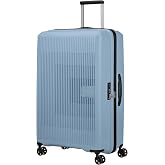 American Tourister Aerostep Large Trolley Case, 75 cm | Soho Grey, Expandable Hardcase, 75H x 48W x 30D, 101.5/109L, with TSA