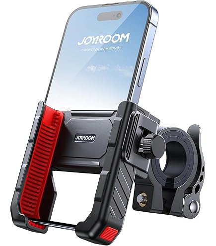 JOEAIS Fiets Telefoonhouder, 360° Draaibare Universele Motorfiets Telefoonhouder, Fiets Telefoon Bevestiging voor 4.5-7.2 Inch Smartphones, Compatibel Met iPhone, Galaxy, Huawei, enz
