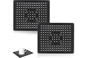 WONJEAN 2 Alfombrillas Silicona Para Fregadero Resistentes Altas Temperaturas Alfombrilla Fregadero Alfombrilla Fregadero Cocina Alfombrilla silicona para fregadero para Fregaderos y Encimeras de Cocina
