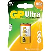Gp Batteries Gp1604Au Ultra Alkaline 6Lf22/522/9V Battery, 9 Volt, Single Card