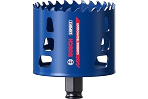 Bosch Professional 1 x Sierras de corona Expert Tough Material, para Madera con metal, 80 mm, Accesorios Taladro de impacto rotativo