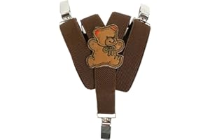 Olata Bretelle Bimbo a Forma di Y, Elastiche, Completamente Regolabili, Facili da Utilizzare per i Bambini, 3 cm (5-12 Anni)