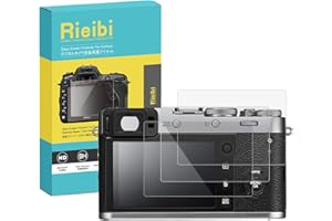 Protector de pantalla Rieibi para cámara digital Fujifilm X100F X100T, 0.33 mm, dureza 9H, película de vidrio templado para Fuji X100F X100T, antihuellas, antiarañazos, ultra transparente