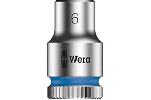 WERA-05003505001-8790 HMA Zyklop Nuss 6,0 - Llave de vaso Zyklop con arrastre de 1/4"