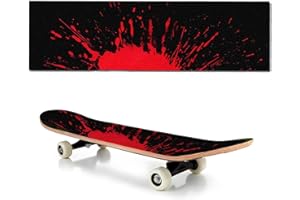 Floatdream Skateboard Griptape, Feuille de ruban adhésif pour skateboard, Ruban de Sécurité Antidérapant, Haute Résistance au Glissement pour Longboards de Skateboard