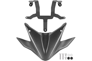 TAZGANTAX Moto Parafango Anteriore Becco Naso Cono Estensore Copertura Protezione Alette Aerodinamiche Carena Kit Decorativo Compatibile con Tracer 9 GT Tracer9 Tracer-9 2021 2022 2023 2024