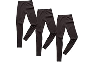 HERMKO 2720 3er Pack Kinder Legging aus Bio-Baumwolle