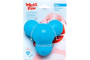 WEST PAW Jouet à mâcher pour Chien Tux Large Bleu Ciel