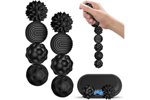TOGETDREAM 8 Stück Magnetische Fidget Toys, Magnetkugeln Stressball Silikon, Magnetkugeln Stressball Silikon Sensorik Spielzeug für Stress für Angst Stressabbau, Haptische Dekompression