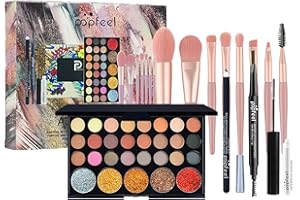 Flygragon Coffret Maquillage Femme ado Beauté 12 Pièces - Palette Maquillage Yeux, Gloss, eye-liner, Correcteur - Calendrier de l'avent Idée Cadeau Makeup Débutantes