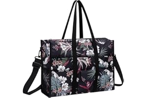 HUA ANGEL Borsa da Viaggio Donna Grande con tasche multiple Borsa Mare Donna XXL Famiglia Capacità Borse Tote per Weekender Sportiva Fitness Spiaggia