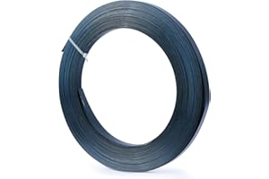 U.S. Solid Sangle en métal robuste de 1,9 cm de largeur x 0,02 cm d'épaisseur x 70 m de long, sangle en acier pour palette