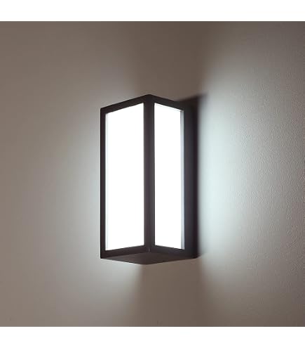 Lampada Da Parete Per Esterni Eglo Cistierna 2 Luci - Acciaio Inox E Plastica - IP44 - Argento E Bianco - Attacco E27 - 2
