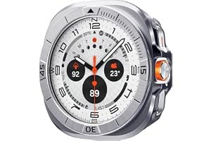 Spigen Bezel Tune Pro Designad för Samsung Galaxy Watch Ultra 47 mm (2024, 2025) Fodral med Bezel-Ring - Silver, Rostfritt st