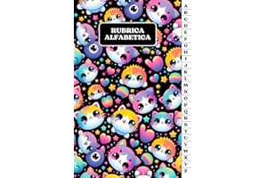 Rubrica Alfabetica: Organizzatore Alfabetico | Quaderno a righe Formato A5 | 4 pagine per ogni lettera dalla A alla Z