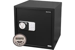 Genie Hand | Time Lock Safe for Home with Key and Lock, High Security Money Box –B-Class Lock - Anti Bounce Technology