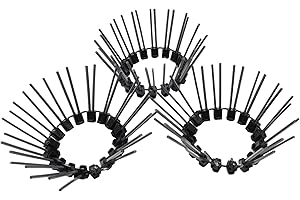 NaschLager Borstenband 3 Stück kompatibel mit Kärcher WRE 18-55 Unkrautentferner (Originalzubehörteil) 2.445-244.0 Akku-Fugenreiniger Terrassenreiniger Wildkrautbürste Borstenringe für Pflastersteine