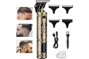 Ediesi, Tondeuse Cheveux Hommes Professionnel, Tondeuse Barbe Homme, Rasoir Electriques Hommes, Corps, Barbe, Cheveux (Doré)