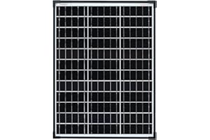 ENJOY SOLAR SolarV Eco Line ES60M36 Enjoysolar 60W Monocrystalline Solar Panel with 12 V Solar Module, Ideal for Motorhomes, Garden Sheds, Boats