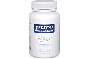 Pure Encapsulations Black Currant Seed Oil 500mg - Maintaining Heart Health & Immune Support - 100 Softgel Capsules
