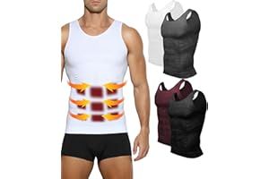 Casey Kevin Débardeur de Compression Homme Débardeur Gainant Homme Maillot de Corps Gaine Ventre Plat Homme Gainant Minceur sous-vêtements