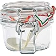 Bormioli Rocco Fido Preserving Jar 125ml Round Glass Dessert Glass Appetiser Glass Preserving Glass Storage Jars