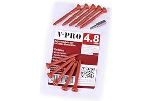 MULTIPICK Zugschraube Schlüsseldienst - [4.8 x 48 mm] Ziehschraube Türöffnung - Zylinder Zieher Schrauben Set - Schloss Schraube Türzylinder - Zugschrauben Glocke - 10 Stück