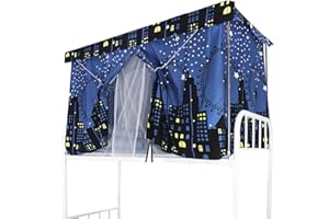 BAO CORE Bettvorhang Hochbett Etagenbett Schlafsaal Mid-Sleeper Bett Zelt Vorhang Tuch Baldachin Verbreitung Blackout Vorhänge Staubdicht Moskito Schutz Bildschirm Net Studentenwohnmein Moskitonetz